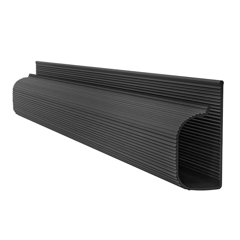 Selbstklebendes Kabelmanagementfach aus PVC in Braun zur kabellosen Organisation unter dem Schreibtisch ohne Bohren - Bild 3