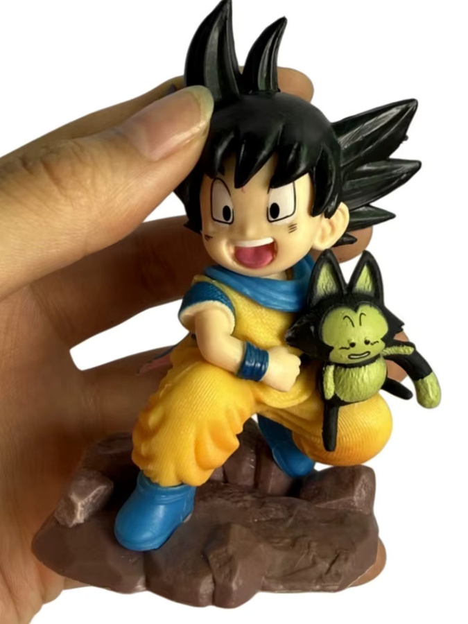 Bandai Dragon Ball Kindheits-Goku Figur, Puppe, 10cm, Kunststoff - Bild 4