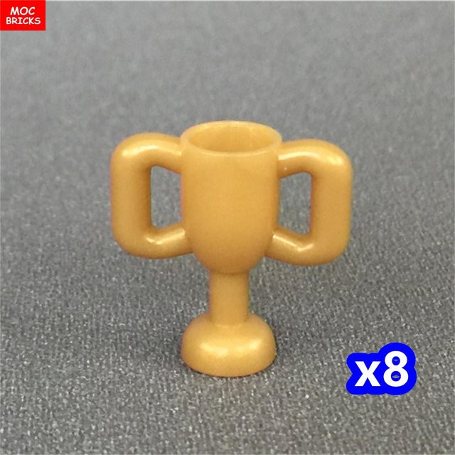 Yiran toy MOC Steine Pokal Trophäe Gold Zubehör 8-teiliges Set - Bild 1