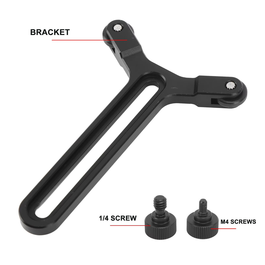 DJI Y-Halterung mit Doppelrädern als Objektiv-Stützsystem für DJI Ronin S SC in Schwarz - Bild 1