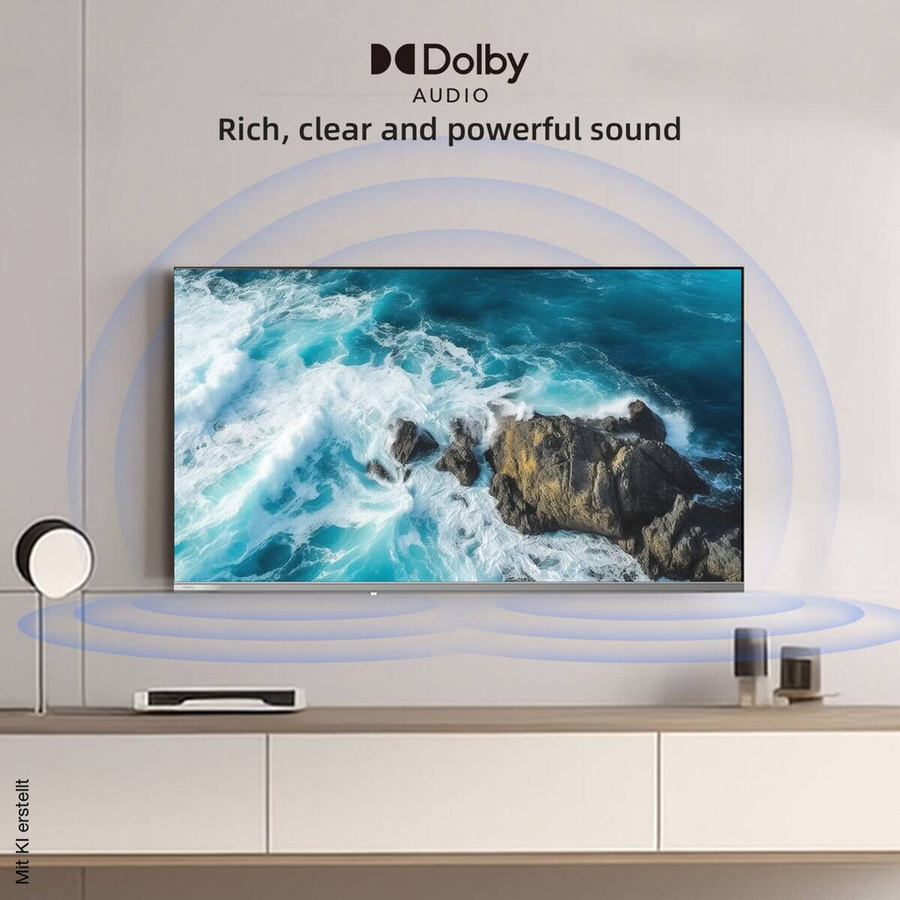 CHiQ QLED-Fernseher L40QM10V Full HD Smart TV in Schwarz B/H: 89 x 51 cm - Bild 2