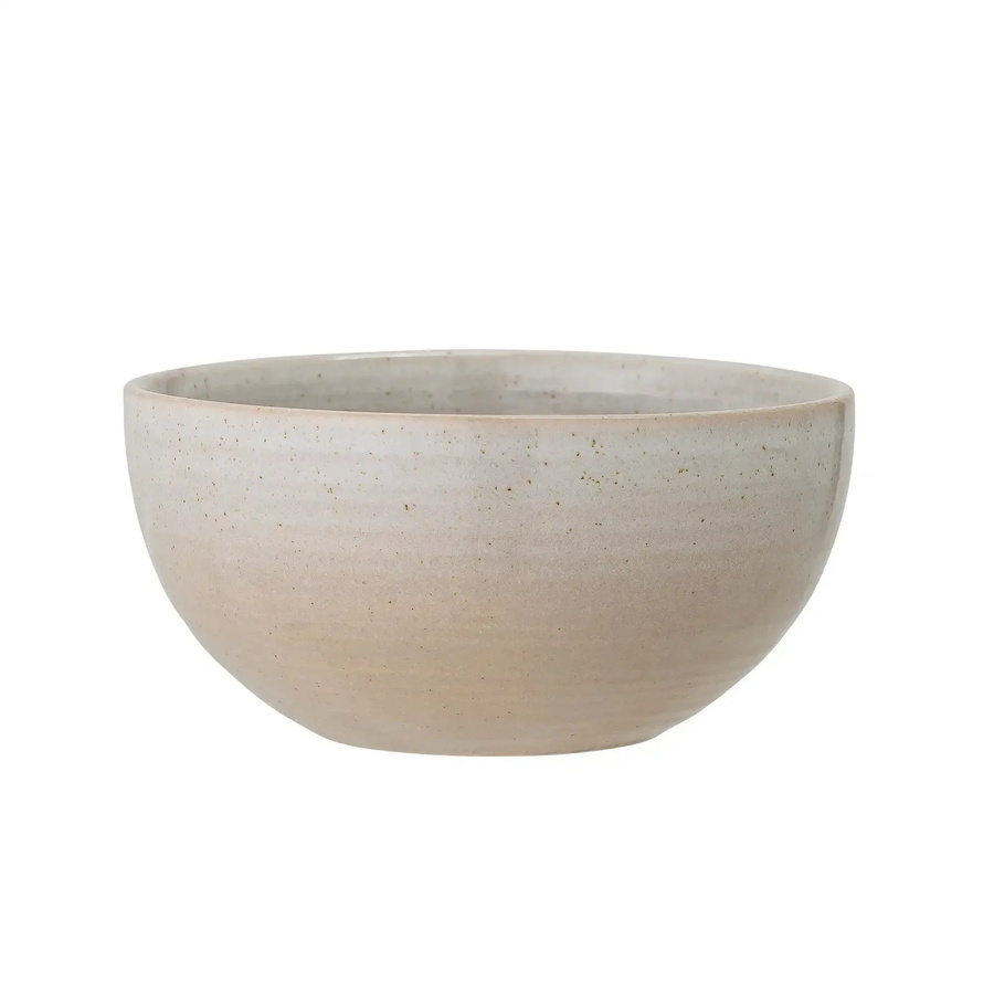 Bloomingville Schale aus Steingut in Grau Taupe - Bild 1