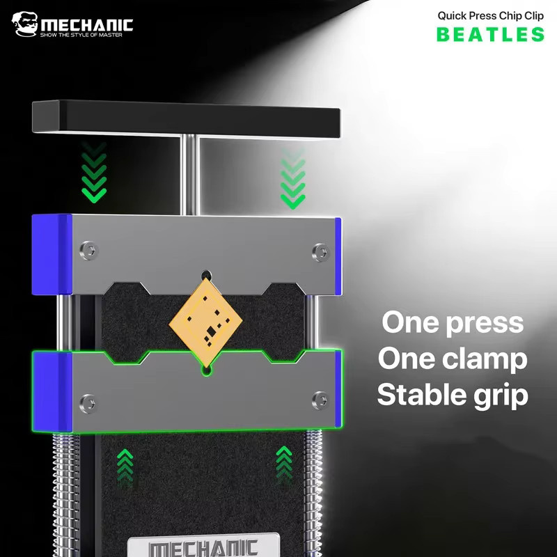 MECHANIC BEATLES Quick Press Chip Clip Hochtemperaturbeständige Motherboard IC CPU BGA Fixierklemme für die Handy-Reparatur - Bild 2