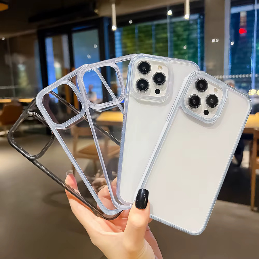 Transparente Silikon-Handyhülle mit Kameraschutz für Samsung S24 Ultra, S23 FE und S22 Plus - Bild 2