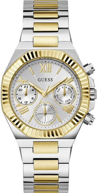 Guess Armbanduhr Equality, Quarz, Edelstahl, Silber, 40 mm, Damen - Bild 1