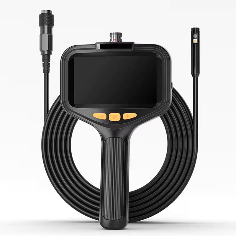 BUMBORN Industrie-Endoskop mit 4,3 Zoll Display, Doppelobjektiv, 1080P Auflösung, IP67 wasserdicht, starres Kabel 2–100 m, abnehmbares Design, Farbe: Schwarz - Bild 7