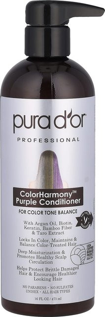 Pura D'or ColorHarmony Purple Conditioner, 473 ml, für coloriertes Haar - Bild 1