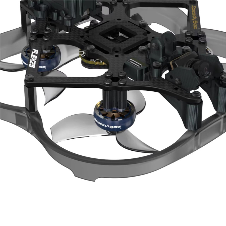SpeedyBee 1404 4500KV Bürstenloser Motor Set, 4 Stück, Blau, Wasserdichtes Power-UAV-Kit für Flex25 Cinewhoop FPV Freestyle Racing Drohnen - Bild 3