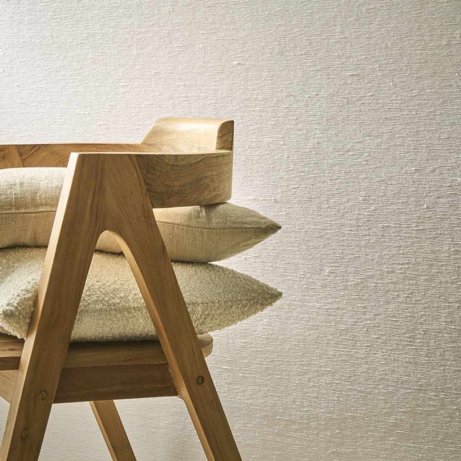 Omexco Tapete Simply PU362 in Beige mit abstraktem Streifenmuster aus Vlies - Bild 1