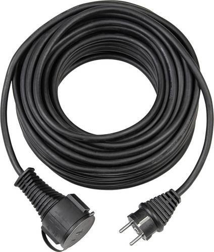 Brennenstuhl Verlängerungskabel Schwarz 10,00 m H05RR-F 3G 1,5mm² IP44 für Außenbereich - Bild 1