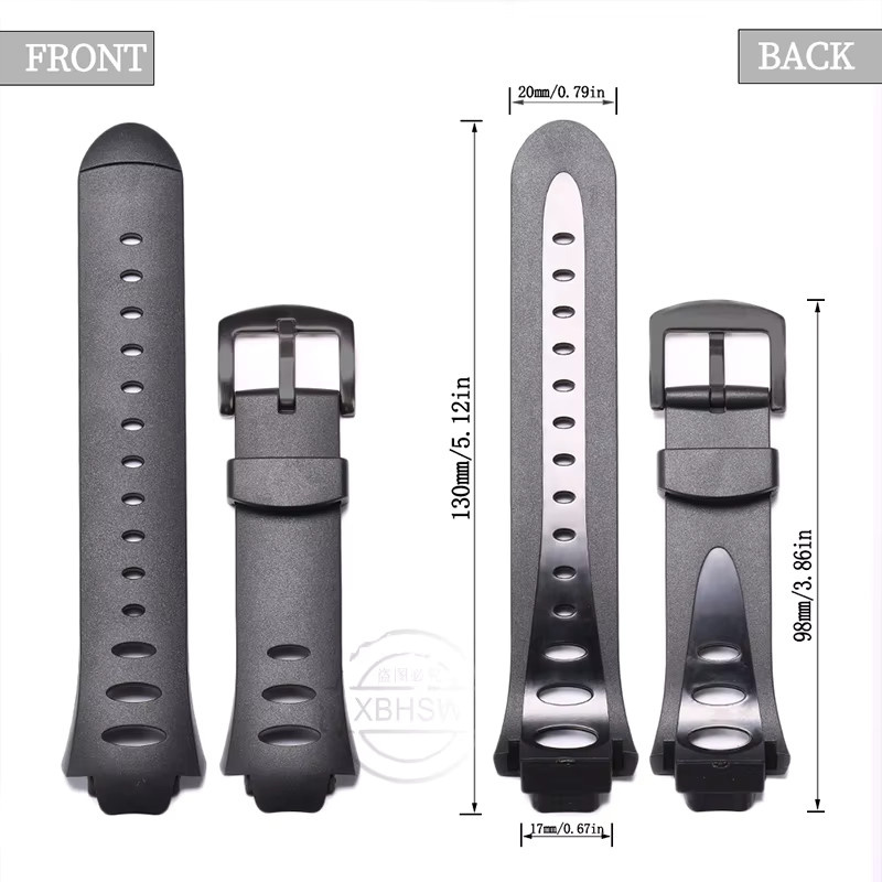 Suunto Uhrenarmband, Silikon, Schwarz, Unisex - Bild 2