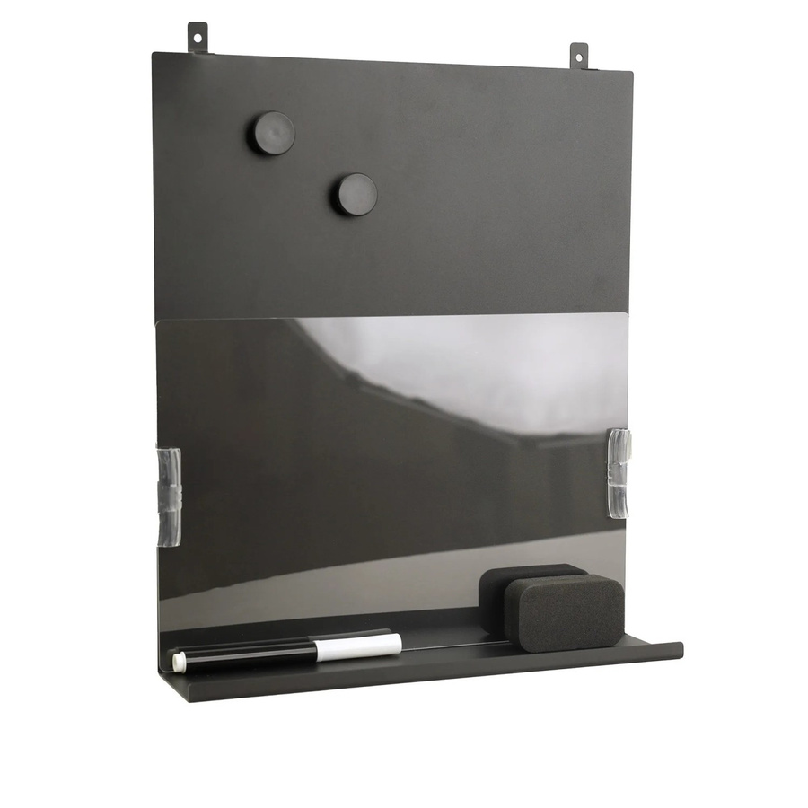 Denpanels Magnettafel mit Ablage für Akustikpaneele, Schwarz, B: 37,5 cm, H: 30,5 cm - Bild 2