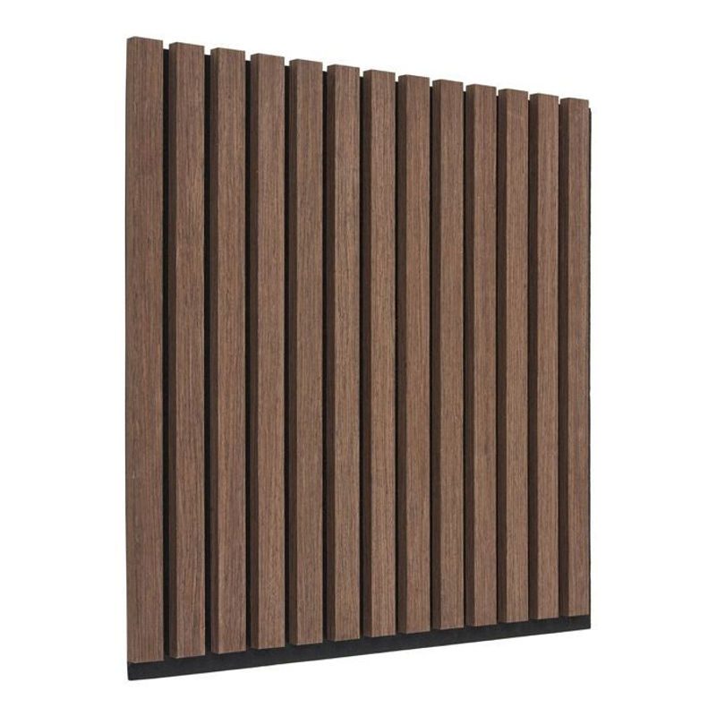 Porto Akustikpaneel Nussbaum braun modern wandmontiert B/B/T: 52 x 52 x 2,2 cm - Bild 2