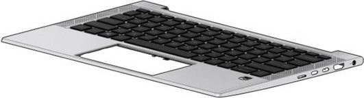 HP Notebook-Ersatzteil Tastatur M36414-041 in Silber mit QWERTZ-Layout - Bild 1