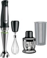 Braun MultiQuick 7 MQ 7025X Stabmixer-Set in Schwarz/Silber aus Edelstahl - Bild 1