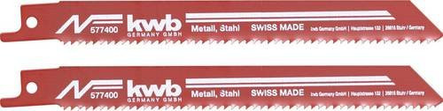 Kwb 577400 Säbelsägeblätter Bi-Metall für Metallbearbeitung, 2 Stück, Rot - Bild 1