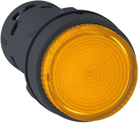 Schneider Electric Harmony XB7 Leuchtdrucktaster XB7NW35B1 in Orange mit integrierter LED, Kunststoff, Ø22mm, 24V ACDC - Bild 1