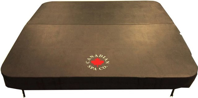Canadian Spa Delux Isolierabdeckung für Whirlpools, Braun, B/T: 213 x 213 cm, Höhe: 13 cm - Bild 1