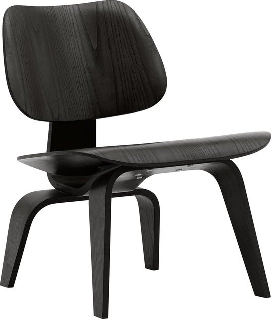 Vitra Plywood Group LCW Stuhl in Braun - Bild 1
