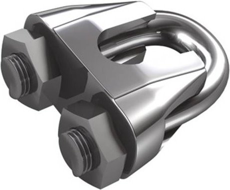 Dörner+Helmer Seilklemme 3mm aus Edelstahl A2 in Silber, 20 Stück - Bild 1