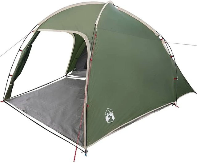 vidaXL Zelt in Grün aus Polyester und Fiberglas B/T/H: 370 x 230 x 185 cm - Bild 1