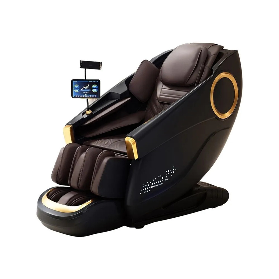 360Home Massagesessel mit Zero Gravity, SL-Track, Heizung, Thai Stretch und Bluetooth Musik, Schwarz - Bild 2
