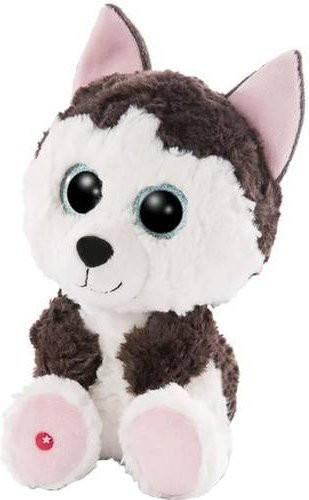 NICI Glubschis Husky Barkley Kuscheltier flauschiges schwarz-weißes - Bild 1