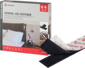 VELCRO Klettband General Use Fastener Set aus Hakenband und Flauschband in Schwarz, Breite: 20 mm, Länge: 25 m - Bild 1