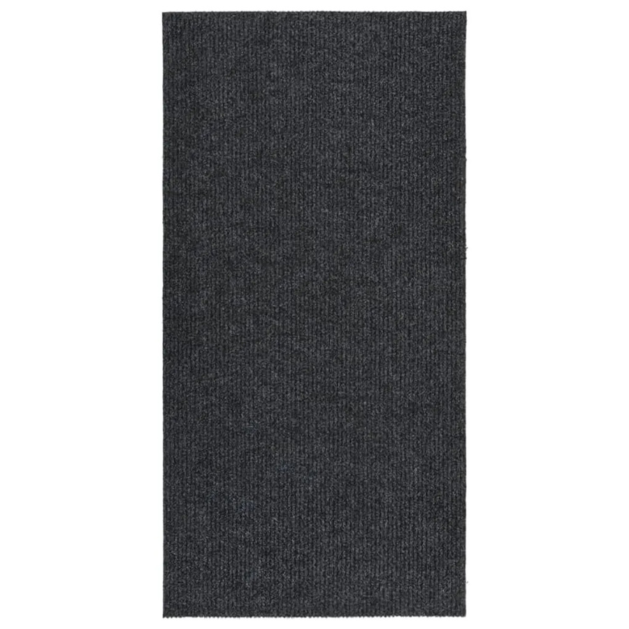 vidaXL Schmutzfangläufer Anthrazit, rutschfest und pflegeleicht, B/T: 100 x 200 cm - Bild 2