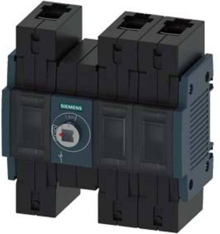 Siemens Lasttrennschalter 3polig 160A 4 Wechsler 690 V/AC Schwarz 3KD34302NE200 - Bild 1