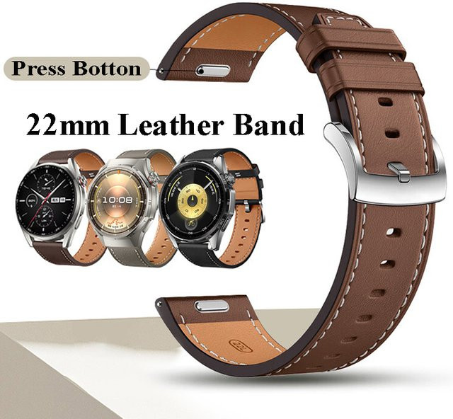 Jansin Uhrenarmband Leder, 22 mm, Unisex - Bild 1