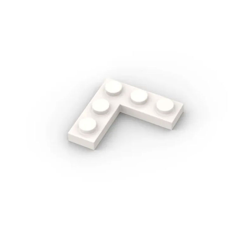 SixBricks MOC 77844 Bausteine Set 10er Pack Platte 3x3 Ecke mit bunten Kunststoff Ziegeln für Kinder - Bild 2