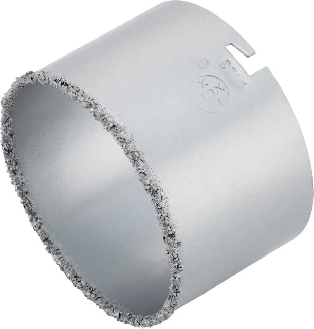 LUX-TOOLS HM-Bohrkrone aus Stahl mit Hartmetallspitze in Silber, Durchmesser: 10,3 cm - Bild 1