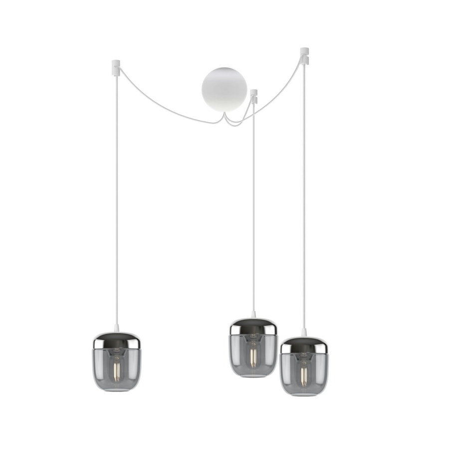 UMAGE Acorn Leuchte in Silber mit Eichel-Design und E27-Fassung - Bild 2