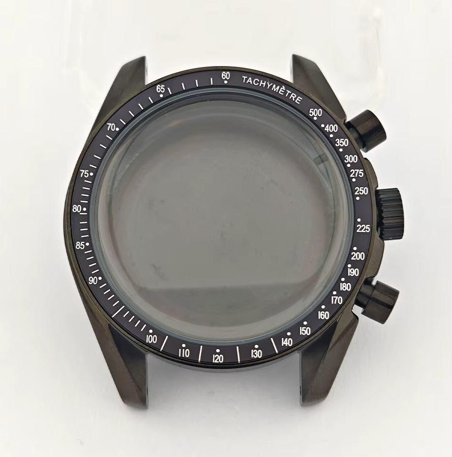 OUMASHI Uhrengehäuse Edelstahl, 40 mm, Schwarz - Bild 3