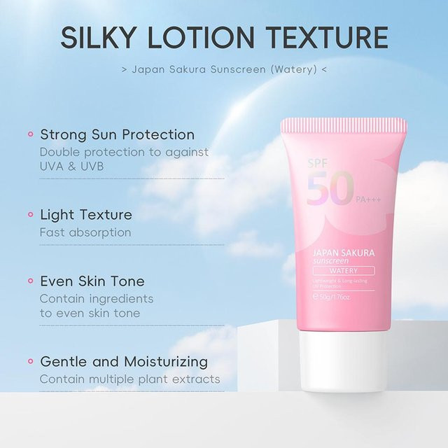 LAIKOU Sakura Gesichts-Sonnencreme, 50g, Unisex - Bild 1