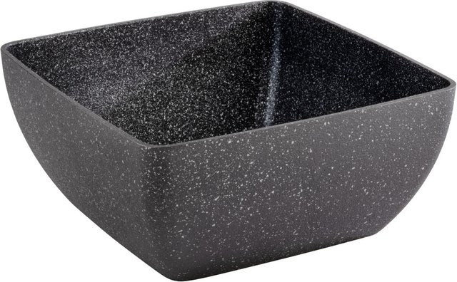 APS Schale FROSTFIRE aus Aluminium mit Antihaftbeschichtung, eckig, schwarz/silber, B/T/H: 25 x 25 x 12 cm - Bild 1