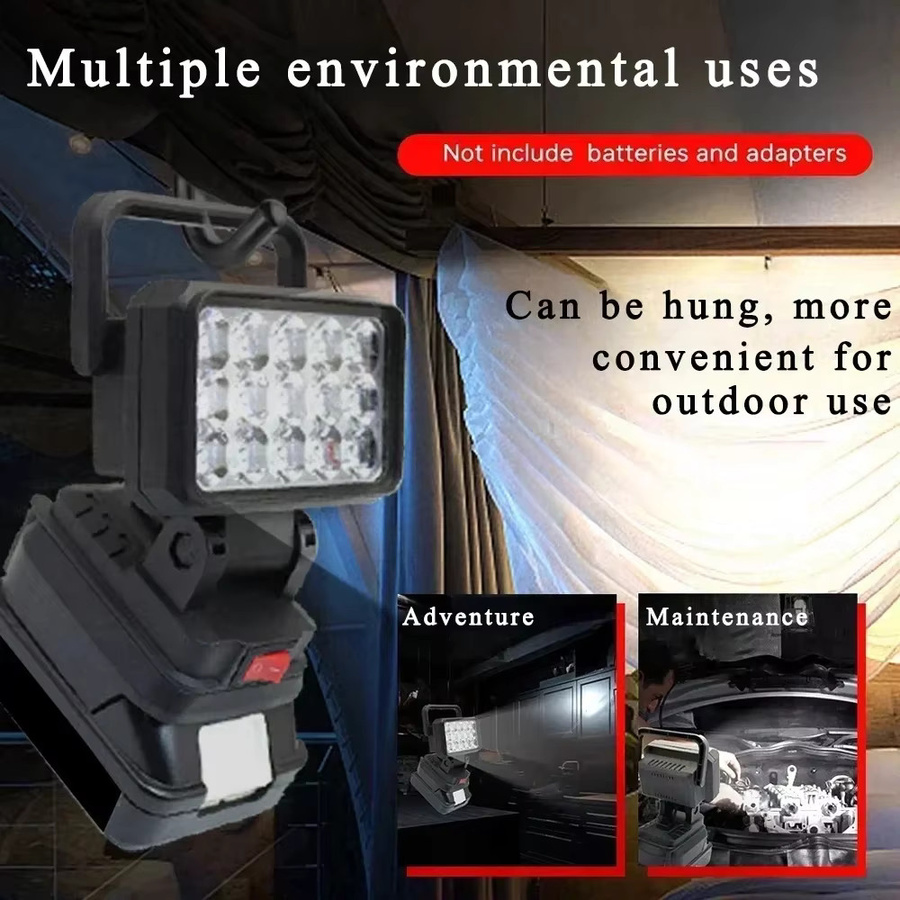 Makita LED-Arbeitsleuchte für 18V Li-Ionen-Akkus mit 15 LEDs in Schwarz - Bild 6