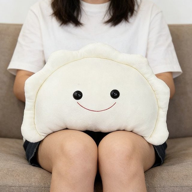 Aoger Pieroguszka Plüschpuppe, Plüsch / Textil, Weiß - Bild 1