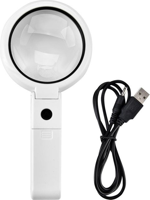CosyHome Leselupe, 8 LED-Lichter, White - Bild 1