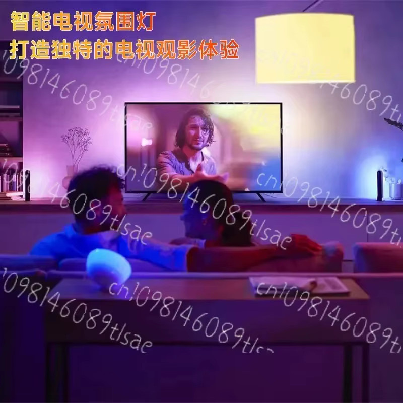 Lytmi NEO HDMI Sync Box RGB LED TV Hintergrundbeleuchtung für 91-120 Zoll, Multicolour Ambiente-Beleuchtung mit Alexa und Google Assistant Sprachsteuerung für Gaming PC und Konsole, Schwarz - Bild 3
