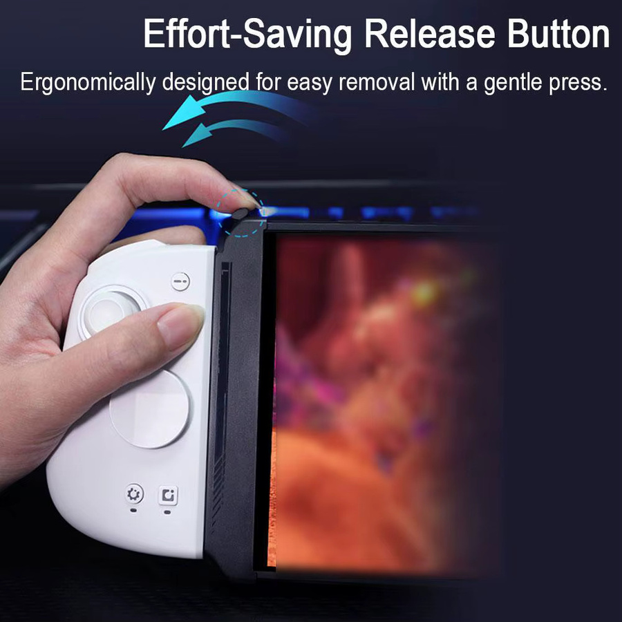 Magnetischer Adapter mit geteiltem Griff als Konverter für Nintendo Switch 1 JoyCon und M6 S/HD Gamepad S1 S/HD-Controller auf Switch 2, Schwarz - Bild 5