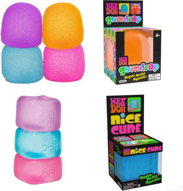 Nee Doh Gumdrop, Sensorik-Spielzeuge, Quetschspielzeug, 1 Packung - Bild 1