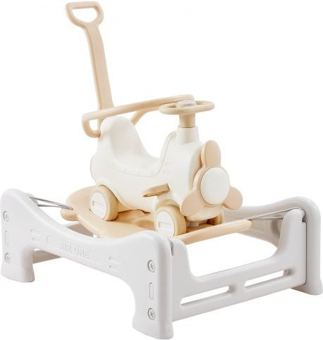 VEVOR Rocking Horse 5 in 1 Schaukelpferd mit Trampolin White 1-3 Years - Bild 1