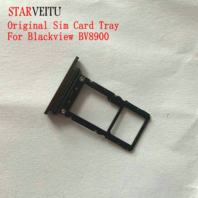Original SIM-Kartenfach für Blackview BV8900 in Schwarz oder Silber - Bild 1