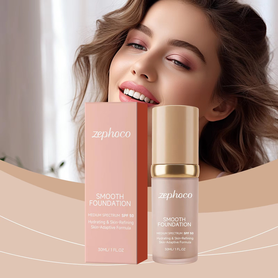 zephoco Foundation Liquid, LSF 50, Matt - Bild 3