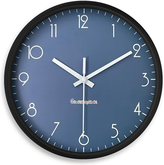 Linyi toy Wanduhr Blau Kunststoff - Bild 1
