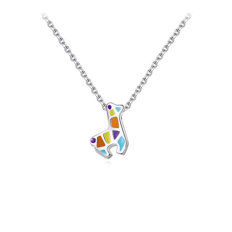 GaGa-Duck Halskette, Giraffe Anhänger, 925 Silber - Bild 4
