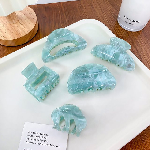 MEPHINA Haarklammern, Hai-Clips, blau, türkis, Damen - Bild 1