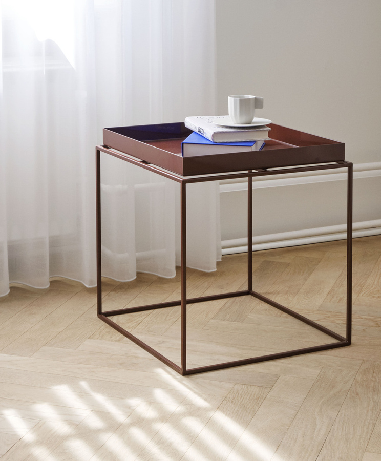HAY Tray Table quadratisch in Braun aus Metall - Bild 2